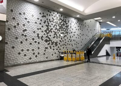 3d concrete wall tiles arndale manchester