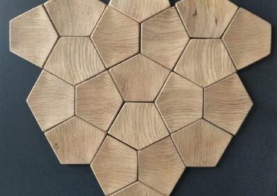 płytki 3d z drewna Artis Visio