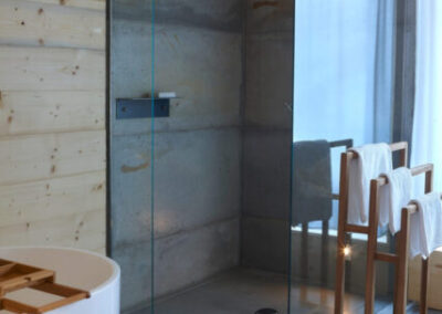 brodzik wykonany z betonu