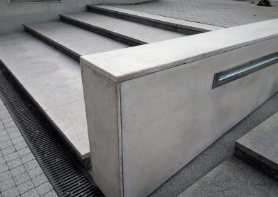 Okładziny betonowe murków