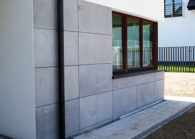 Okładzina elewacyjna z płyt betonowych 18 mm