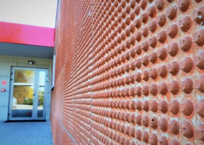 detal powierzchni płyty betonowej