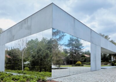 elewacja z płyt z betonu architektonicznego