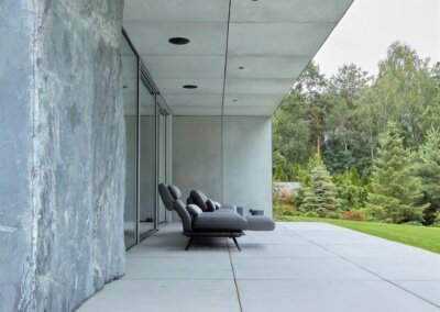 elewacja z płyt z betonu architektonicznego