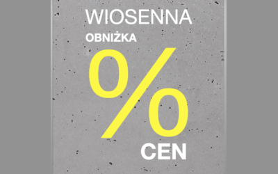 Wiosna obniża CENY betonu architektonicznego nawet o 30%